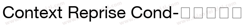 Context Reprise Cond字体转换